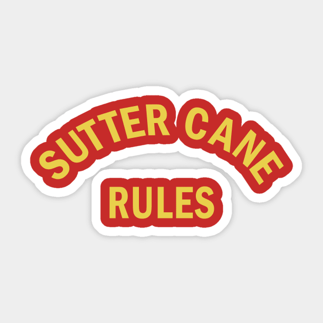 Sutter Cane Rules Sticker by TheHorrorShowChannel